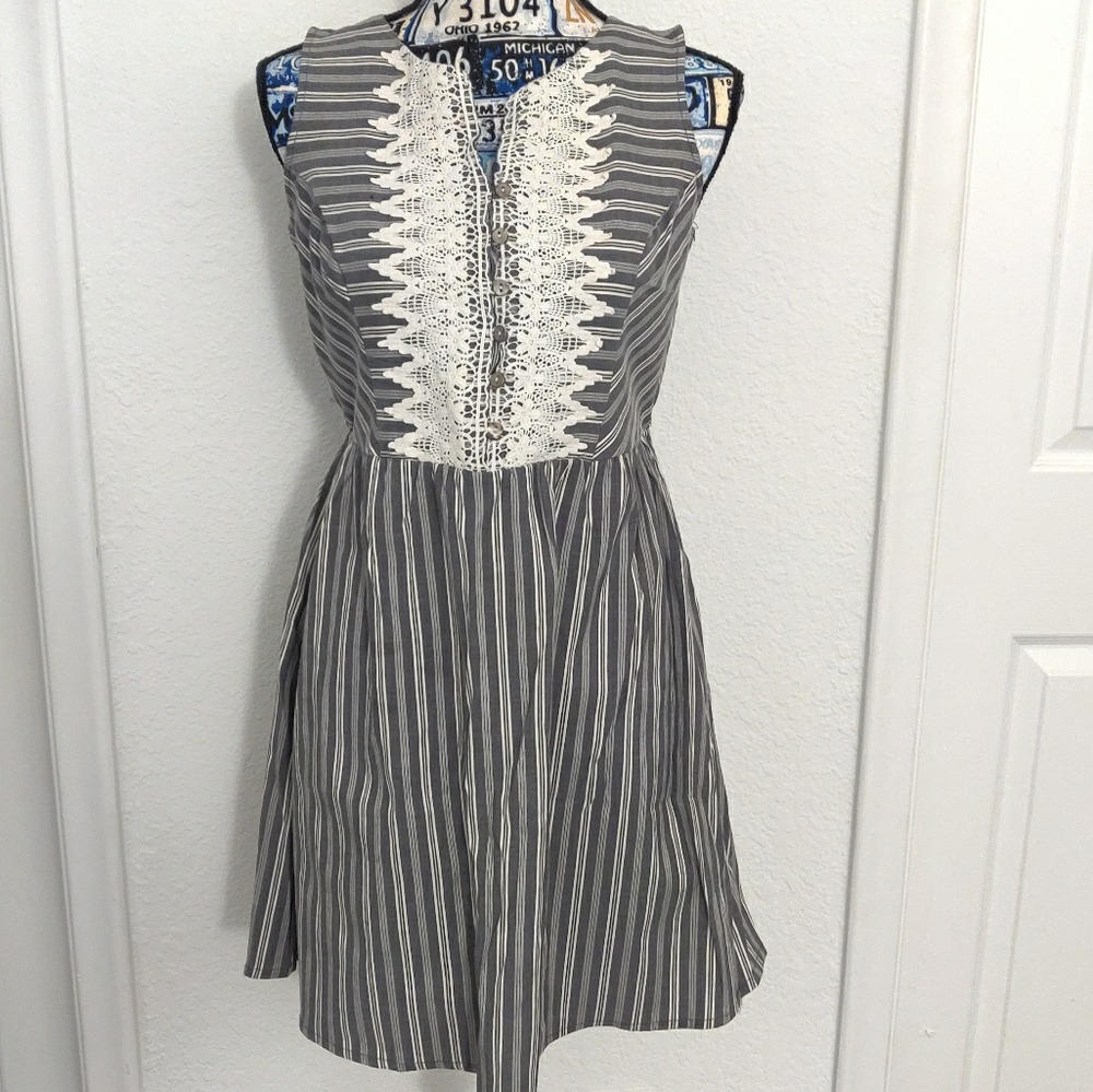 Grey Xhilaration Summer Dress Medium M